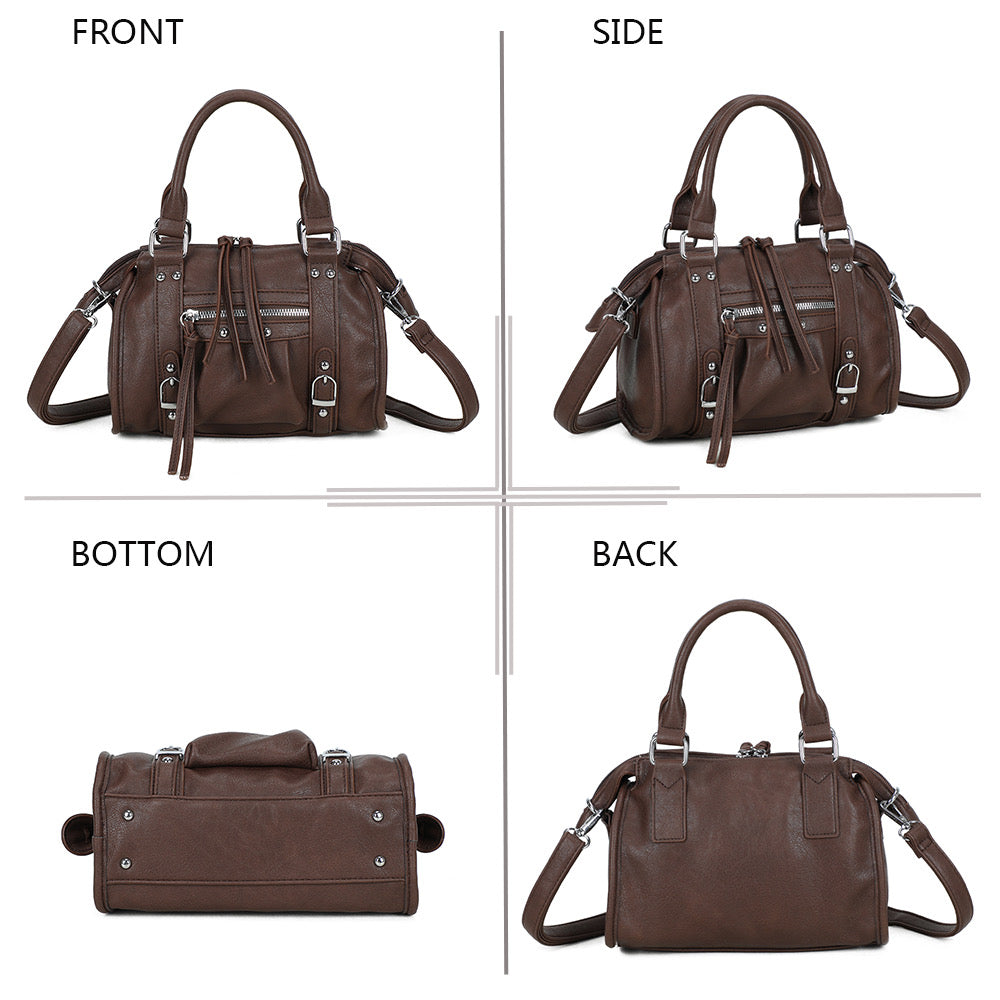 Liv Glowy Medium Tas - Koffie Bruin