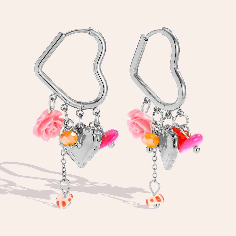 Noella Earrings - Silver