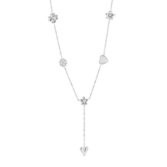 Lia Necklace 60 cm - Silver