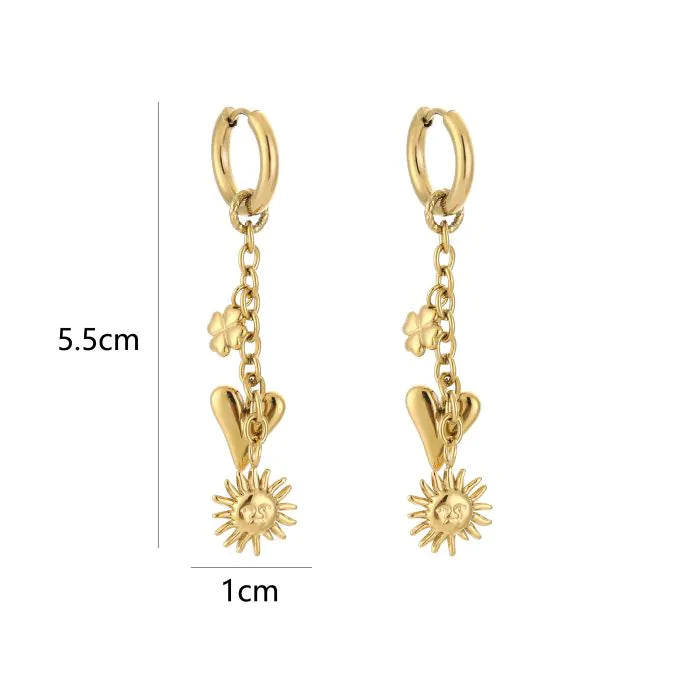 Marielle Earrings - Gold