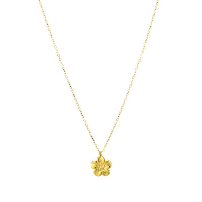 Basic Bloem Necklace 40 cm - Gold
