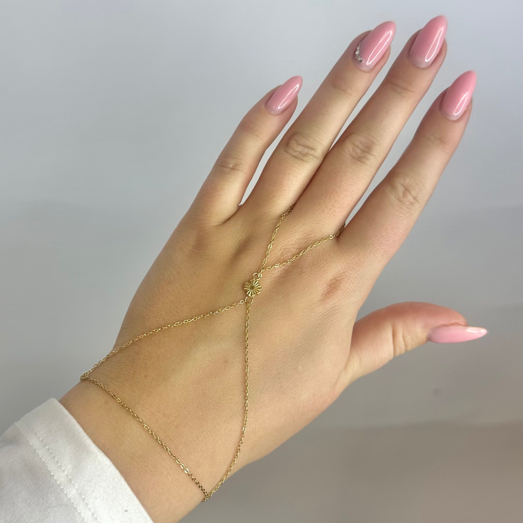 Handchain Clover - Gold