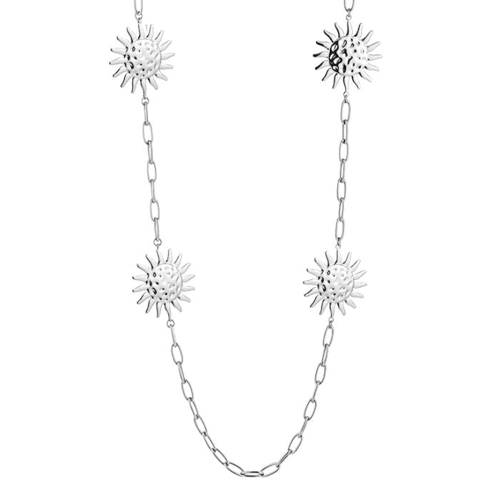 Cleo Necklace 90 cm - Silver