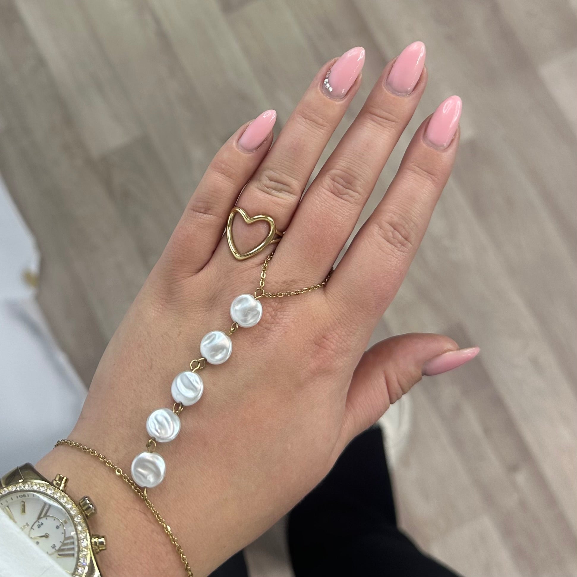 Amore Heart Ring - Gold
