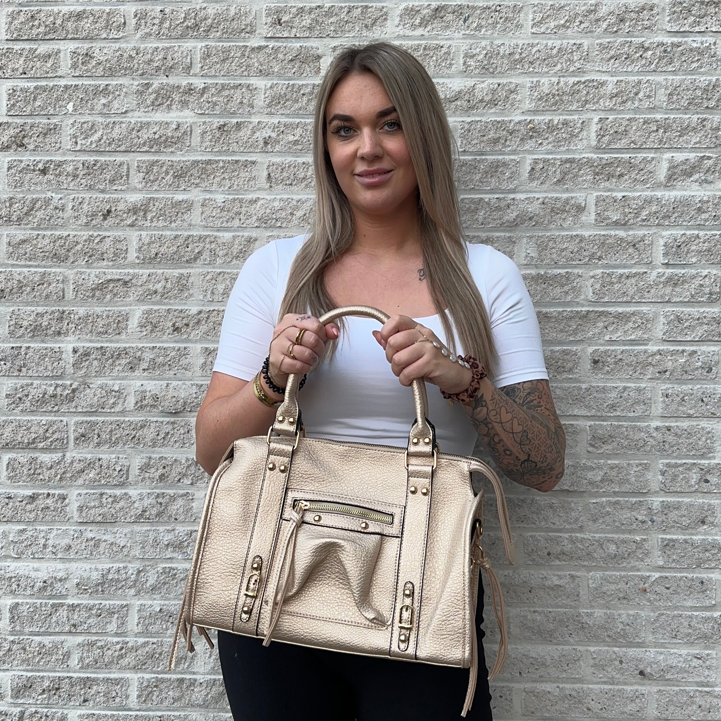Liv Large Tas - Goud