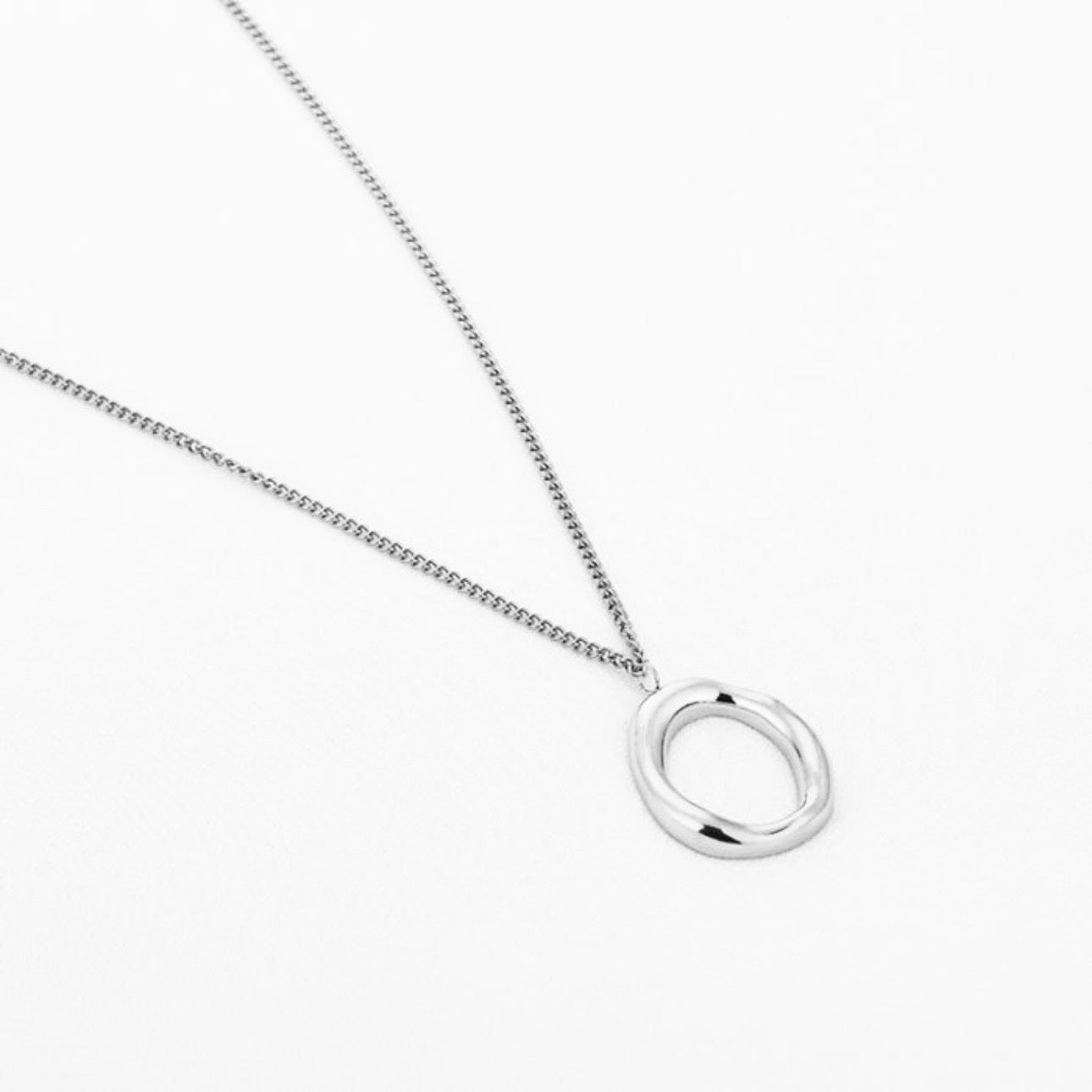 Olivia Necklace 60 cm - Silver