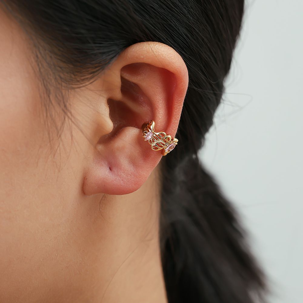 Earcuff Vlinder - Silver