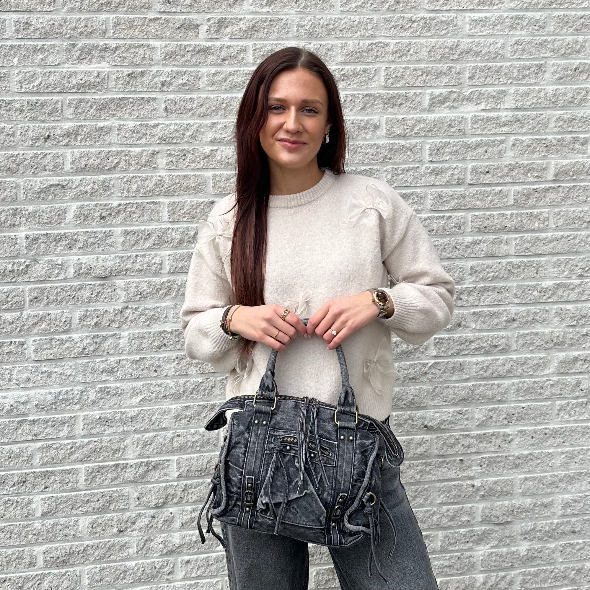 Liv Denim M/L Tas - Zwart