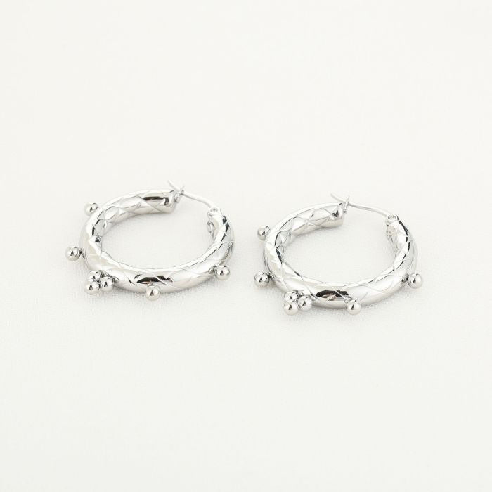 Elisa Small Earrings - Silver