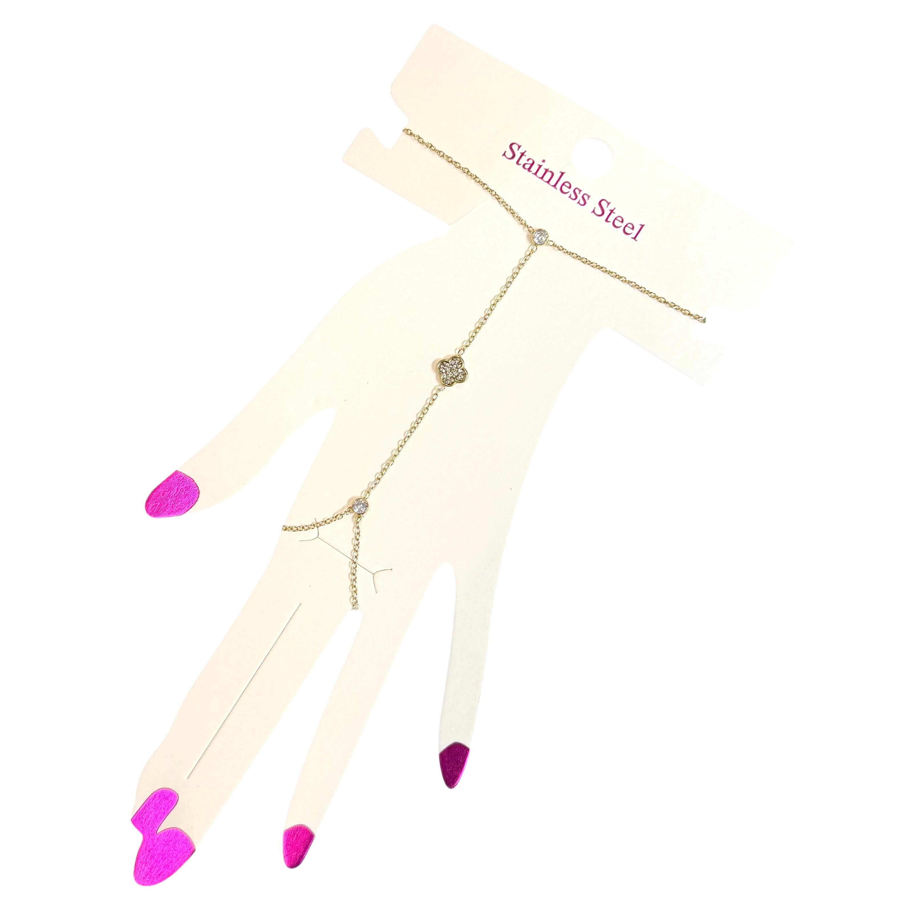 Handchain Lucky Diamond - Gold