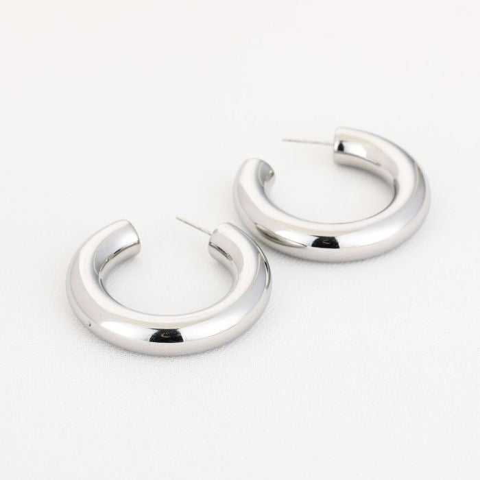 Daisy Earrings - Silver
