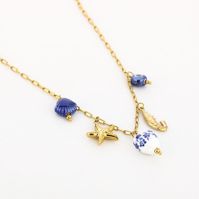 Aster Necklace 40 cm - Gold