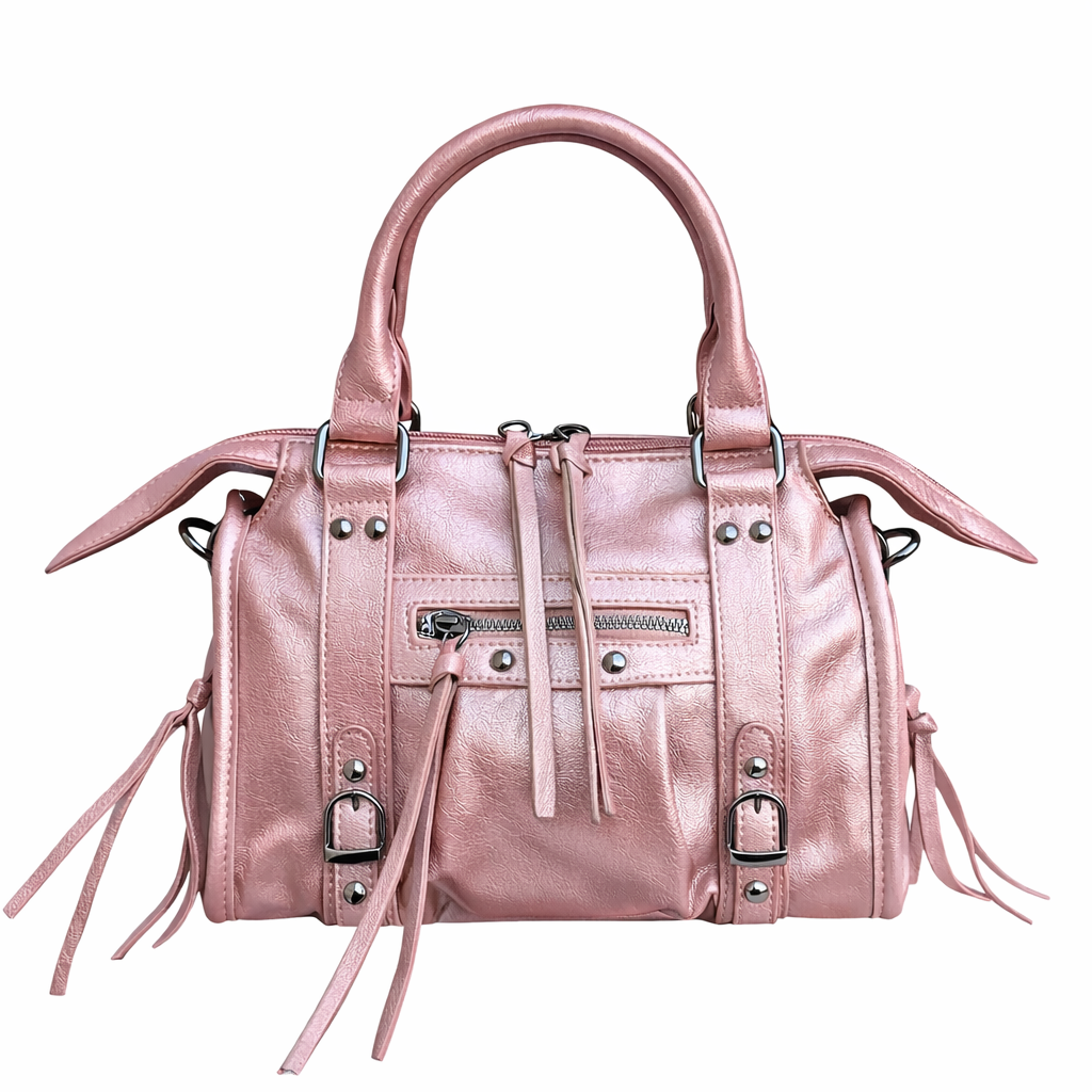 Liv Glowy Medium Tas - Metallic Roze