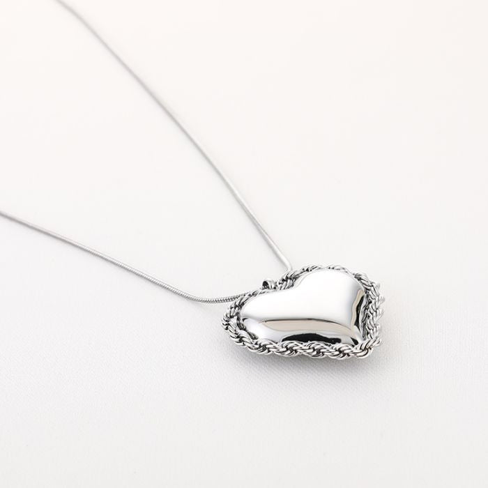 Anastasia Necklace 70 cm - Silver
