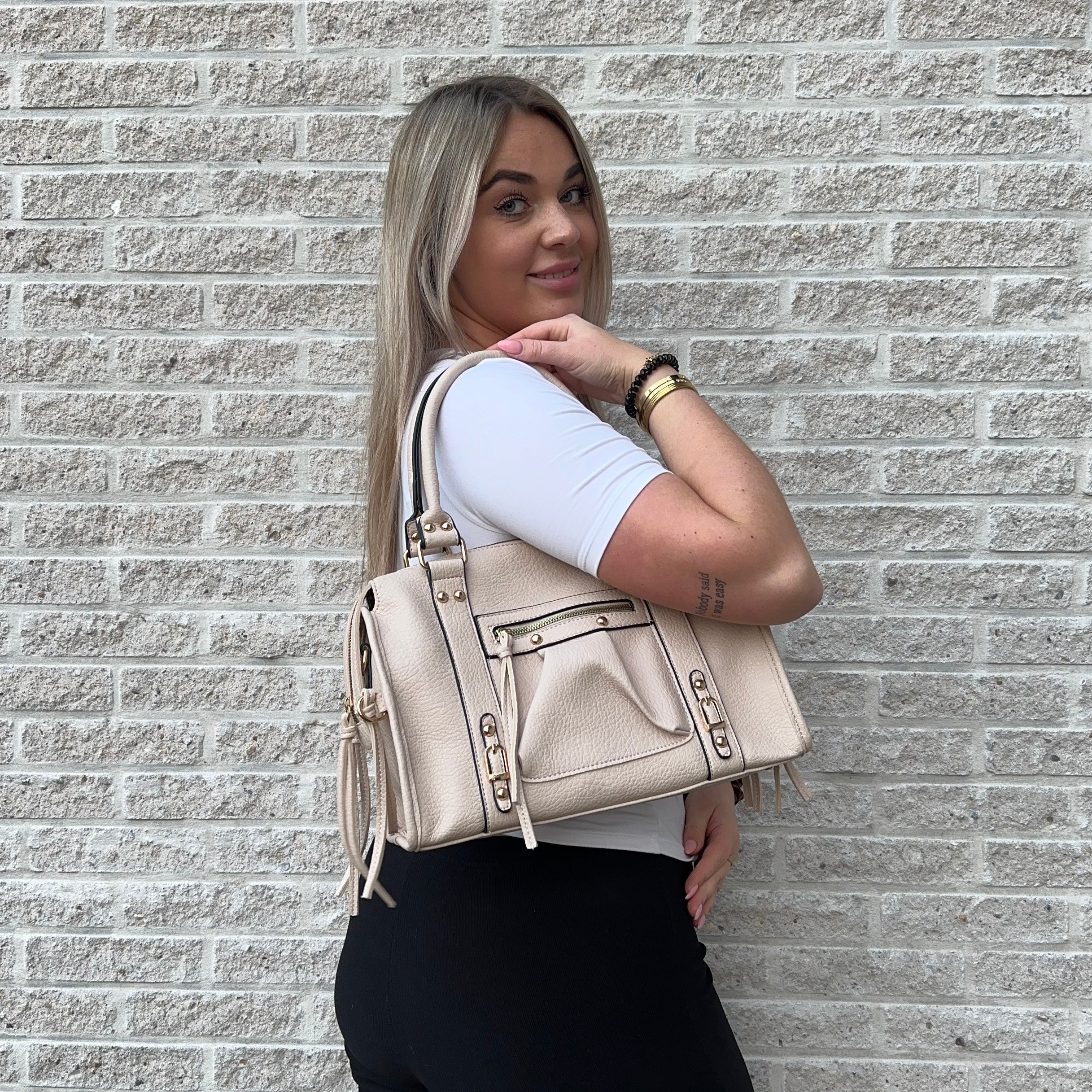 Liv Large Tas - Beige