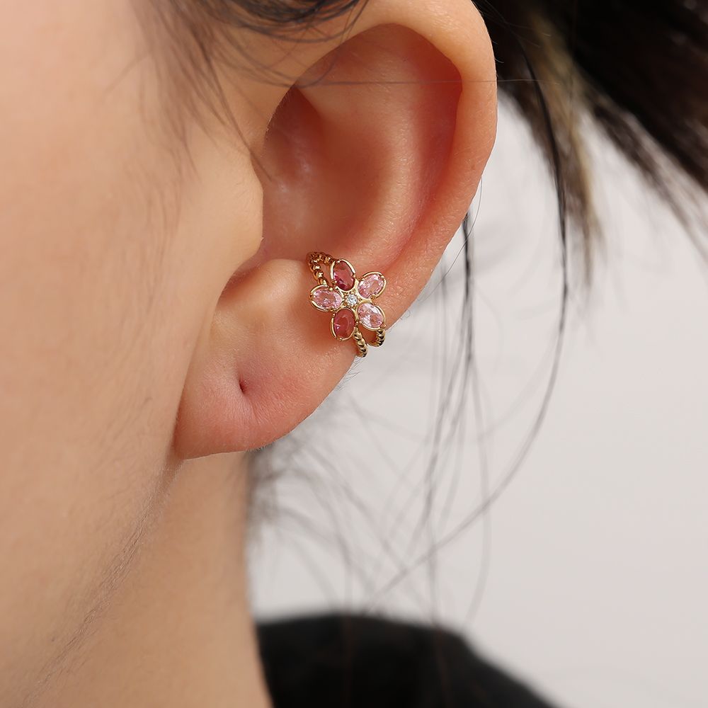 PRE-ORDER 22-05 | Earcuff Bloem - Gold