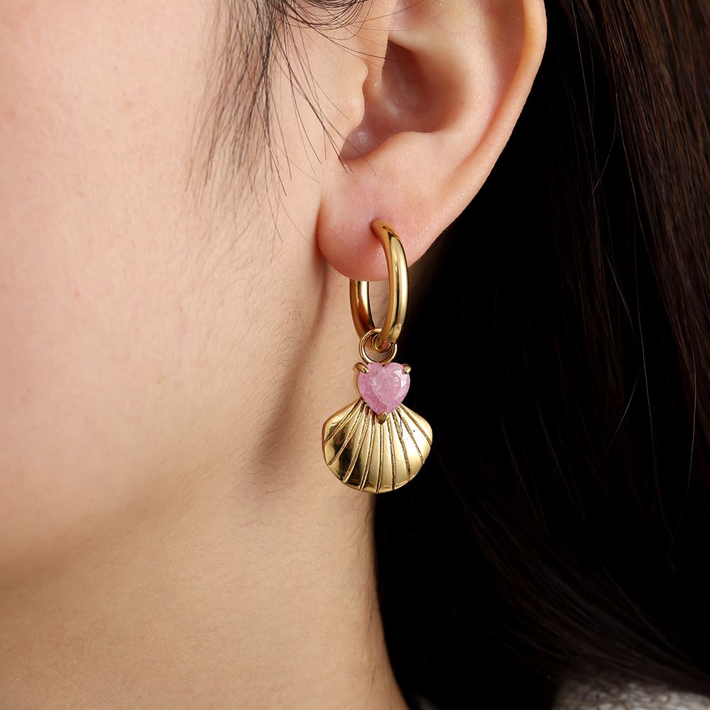 Lovely Shell Earrings - Silver