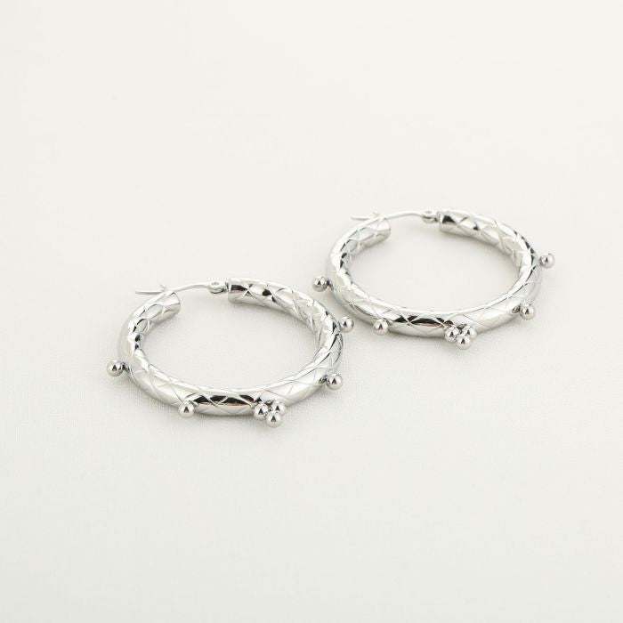 Elisa Medium Earrings - Silver