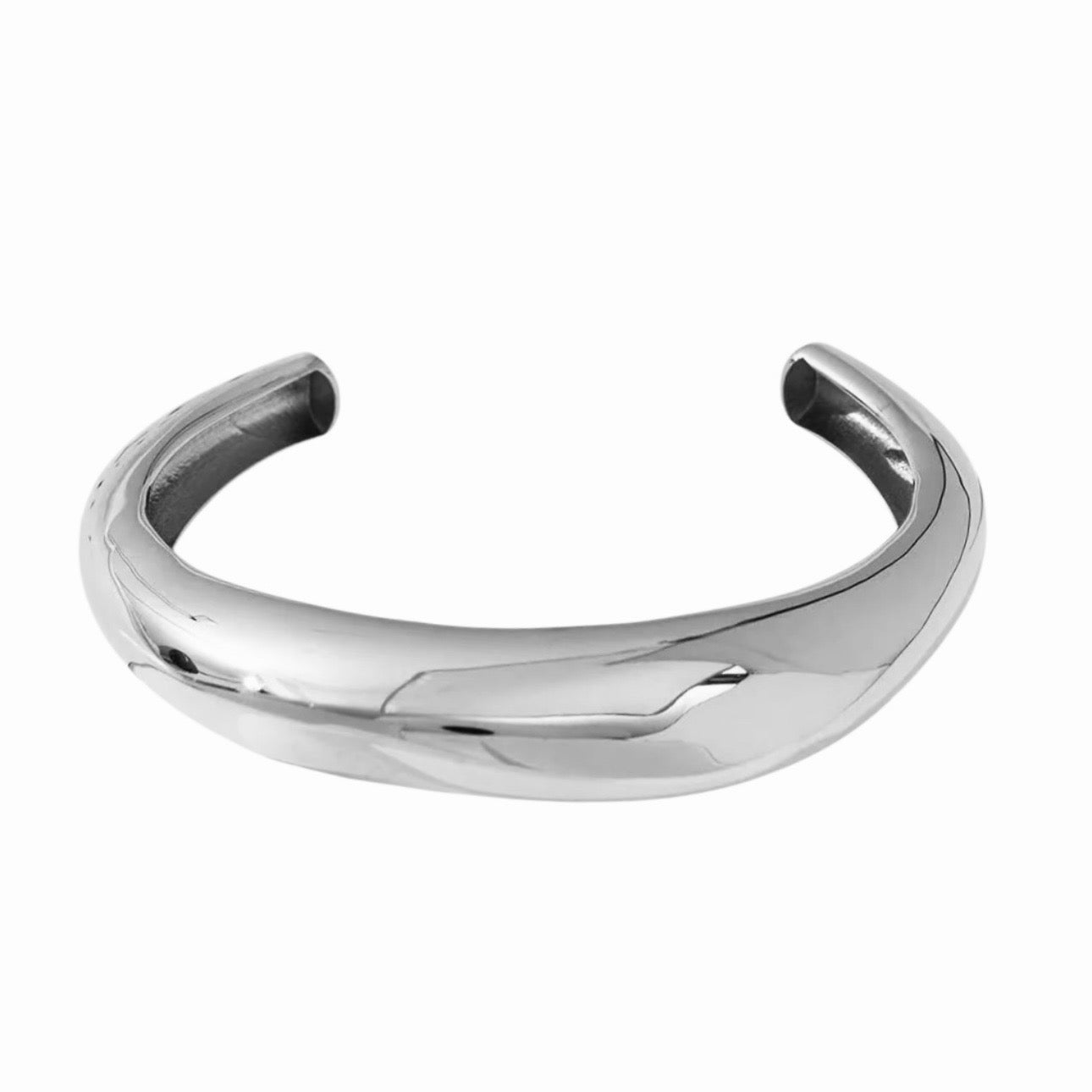 Mira Bangle Bracelet - Silver