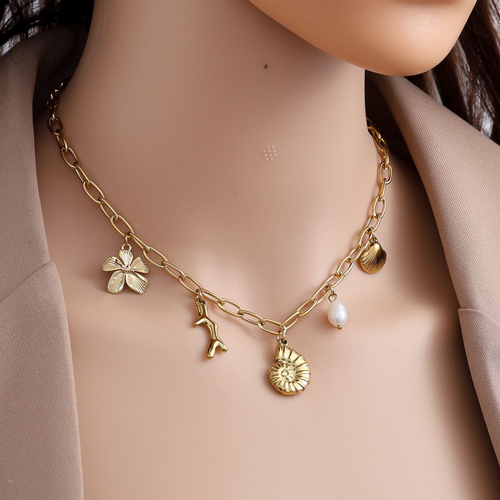 Sol Necklace 40 cm - Silver