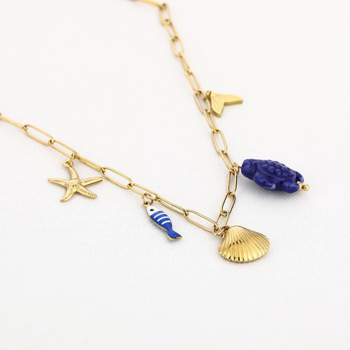 Arla Necklace 40 cm - Gold