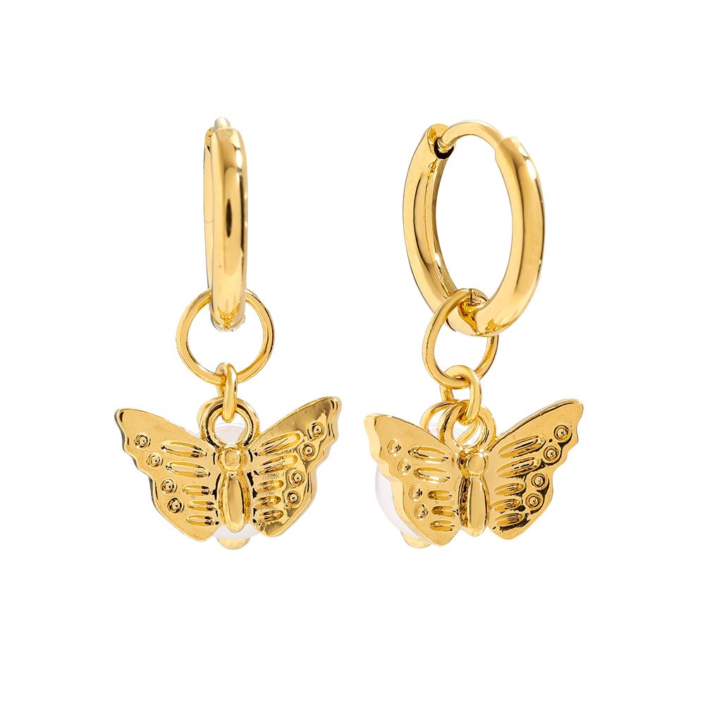 Vlinder Earrings - Gold
