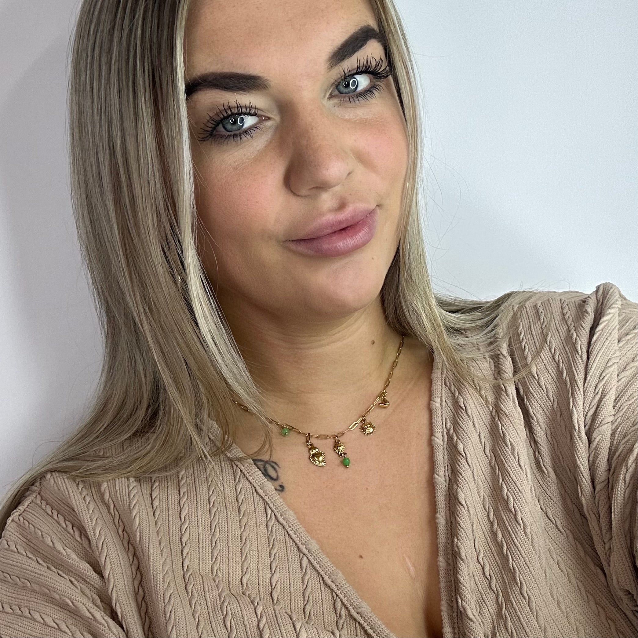 Solea Necklace 40 cm - Gold