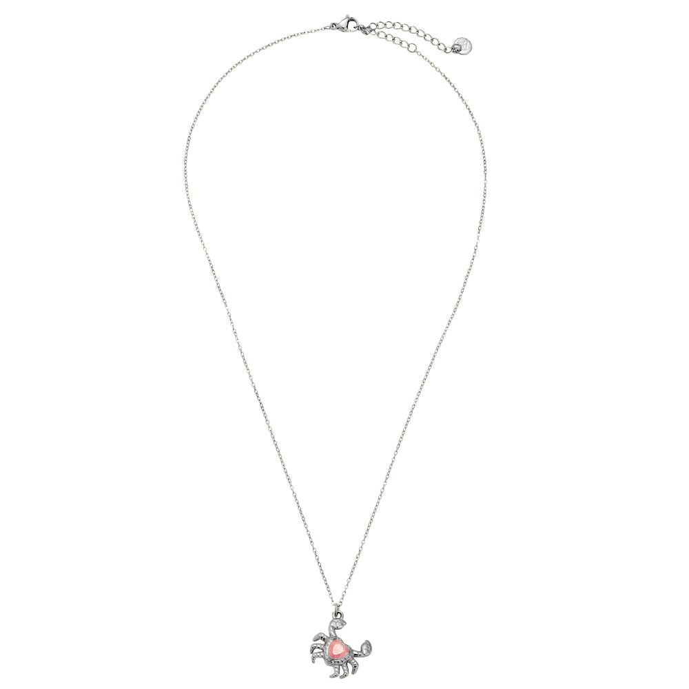 Crab Necklace 43 cm - Silver