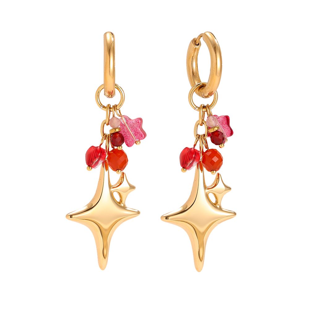Iris Earrings - Gold