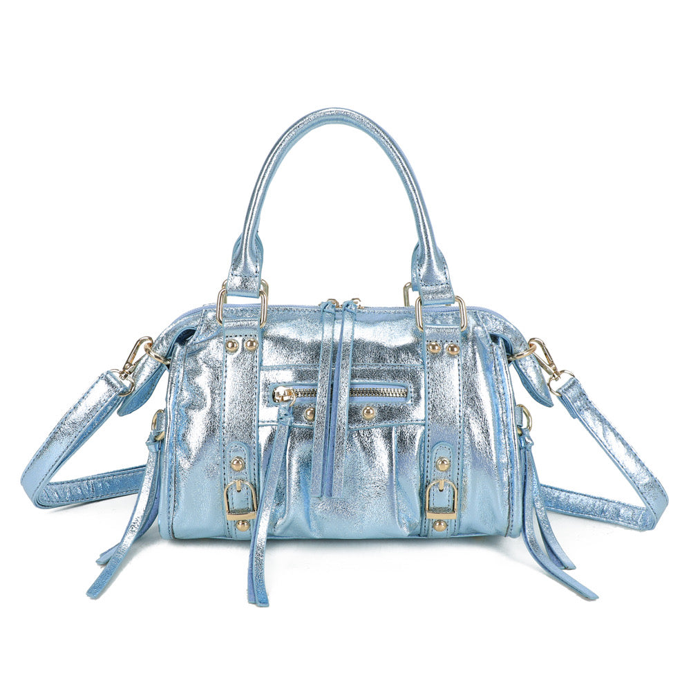 Liv Shiny Medium Tas - Metallic Blauw