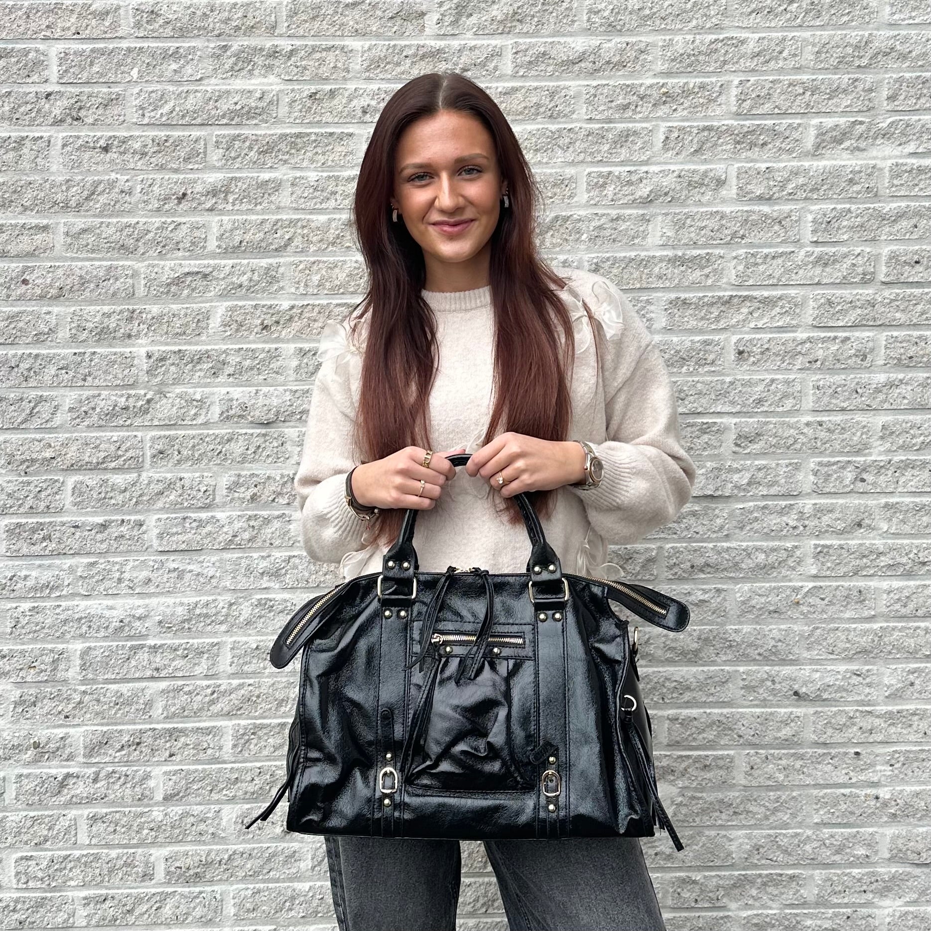 Liv Metallic XL Tas - Zwart