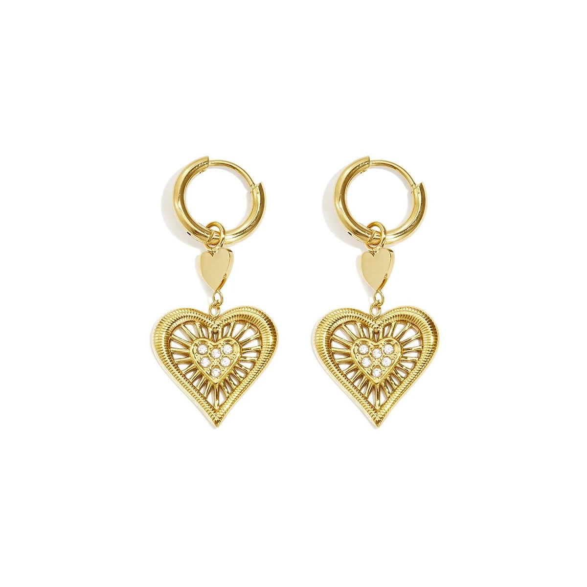 Puck Earrings - Gold