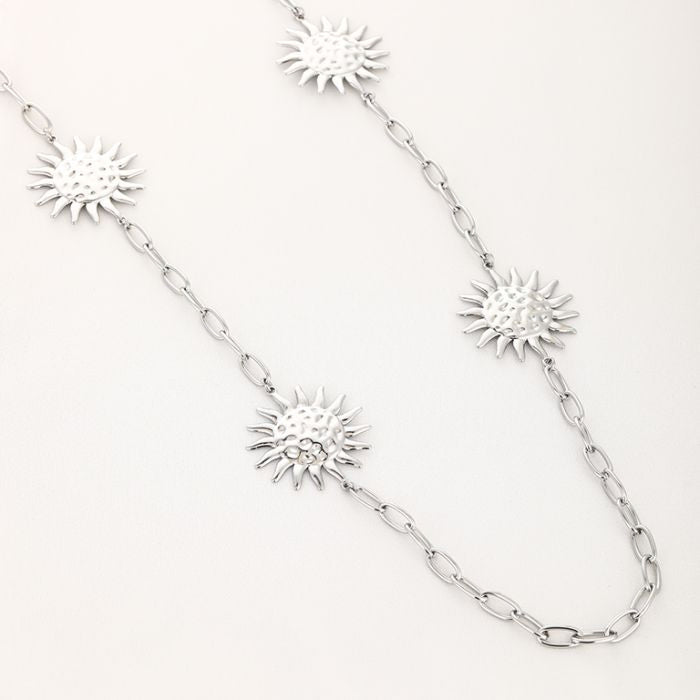 Cleo Necklace 90 cm - Silver