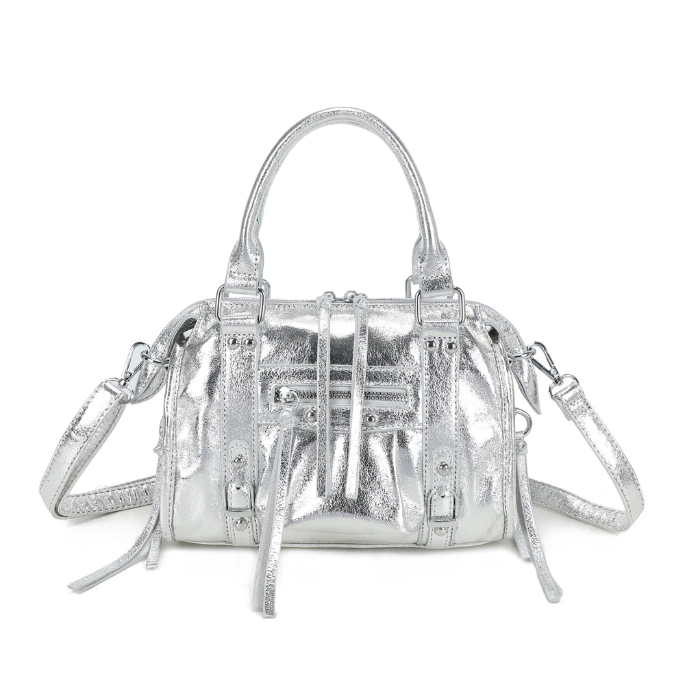 Liv Shiny Medium Tas - Metallic Zilver