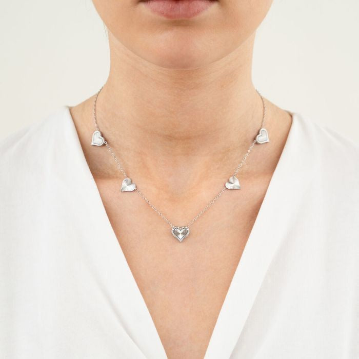 Orla Necklace 40 cm - Silver