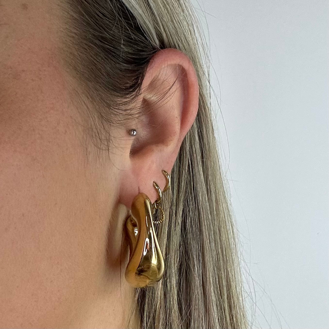 Lucie Earrings - Silver