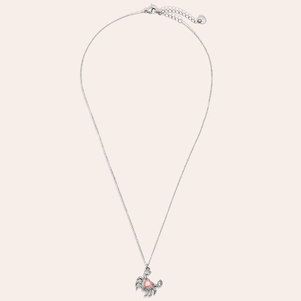 Crab Necklace 43 cm - Silver