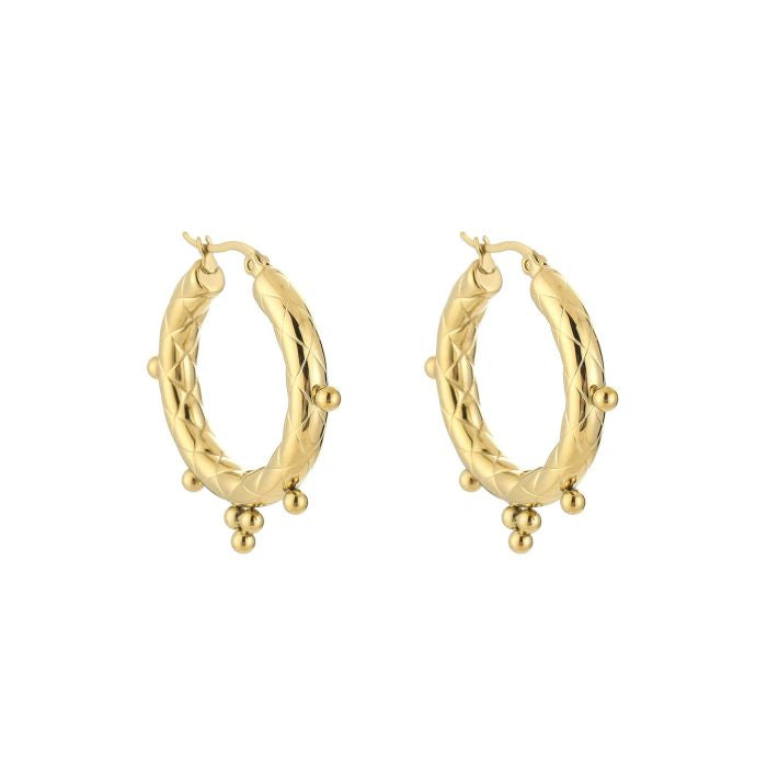 Elisa Small Earrings - Gold