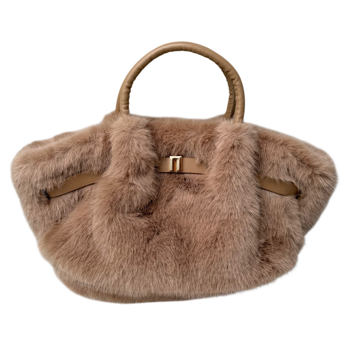 Marley Fluffy Small Tas - Camel