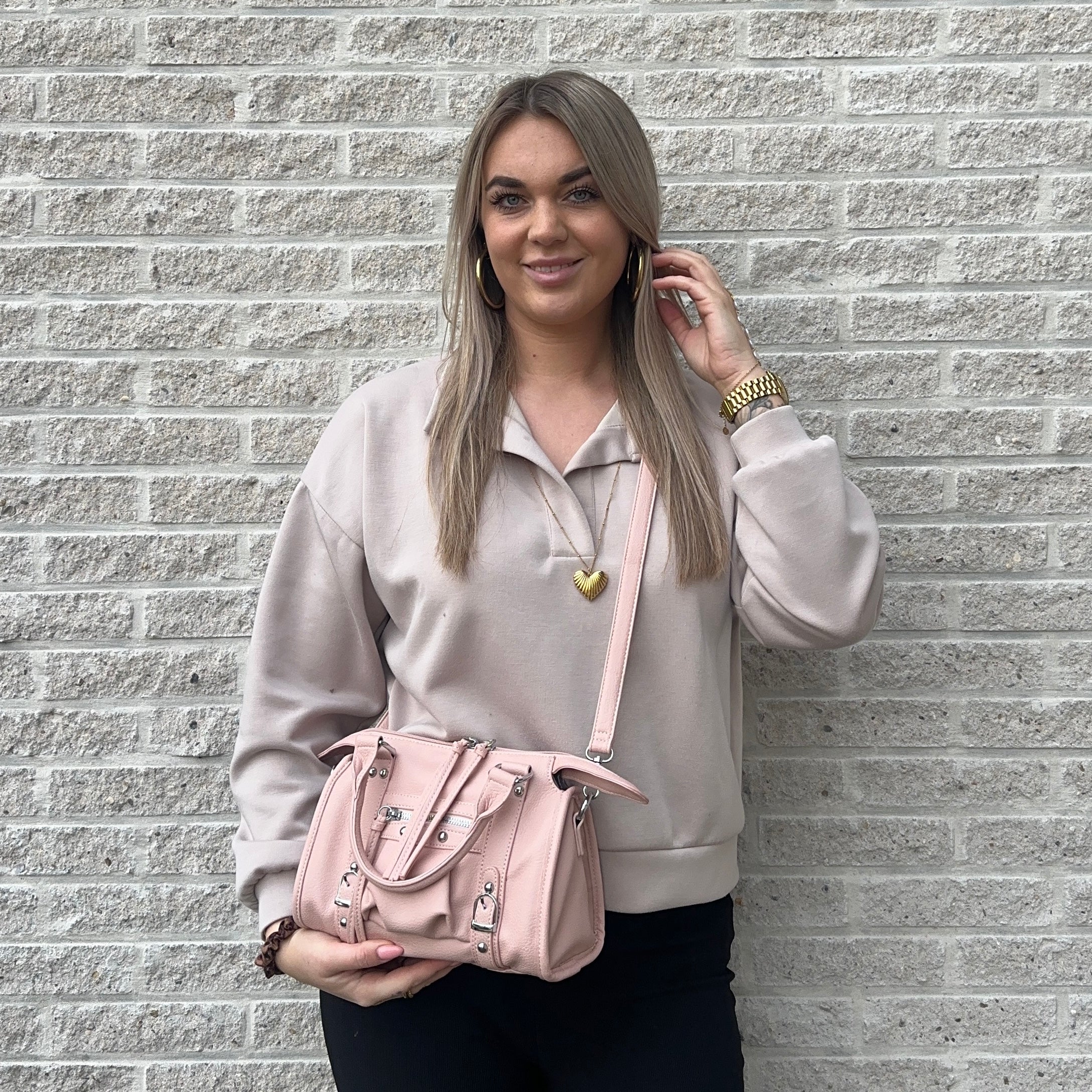 Liv Glowy Medium Tas - Roze
