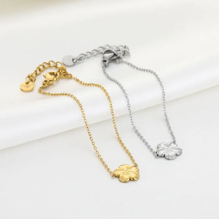 Basic Bloem Bracelet - Silver