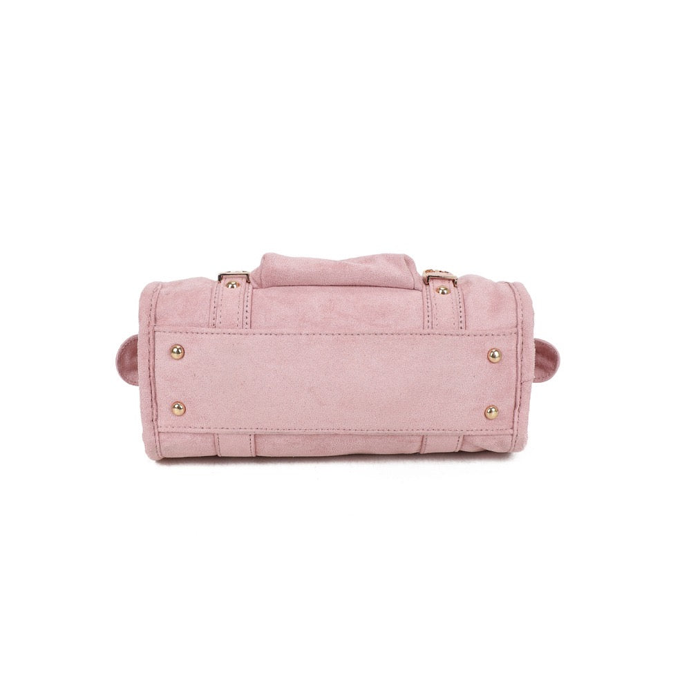 Liv Classic Suède Medium Tas - Roze