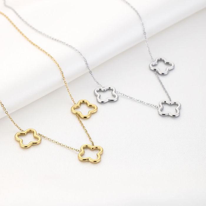 Hella Necklace 40 cm - Silver
