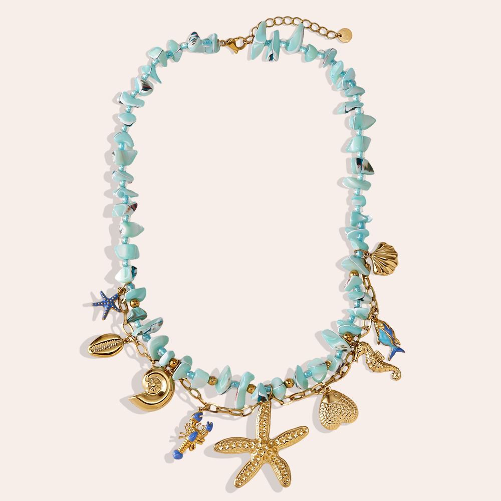 Emilia Necklace 45 cm - Gold