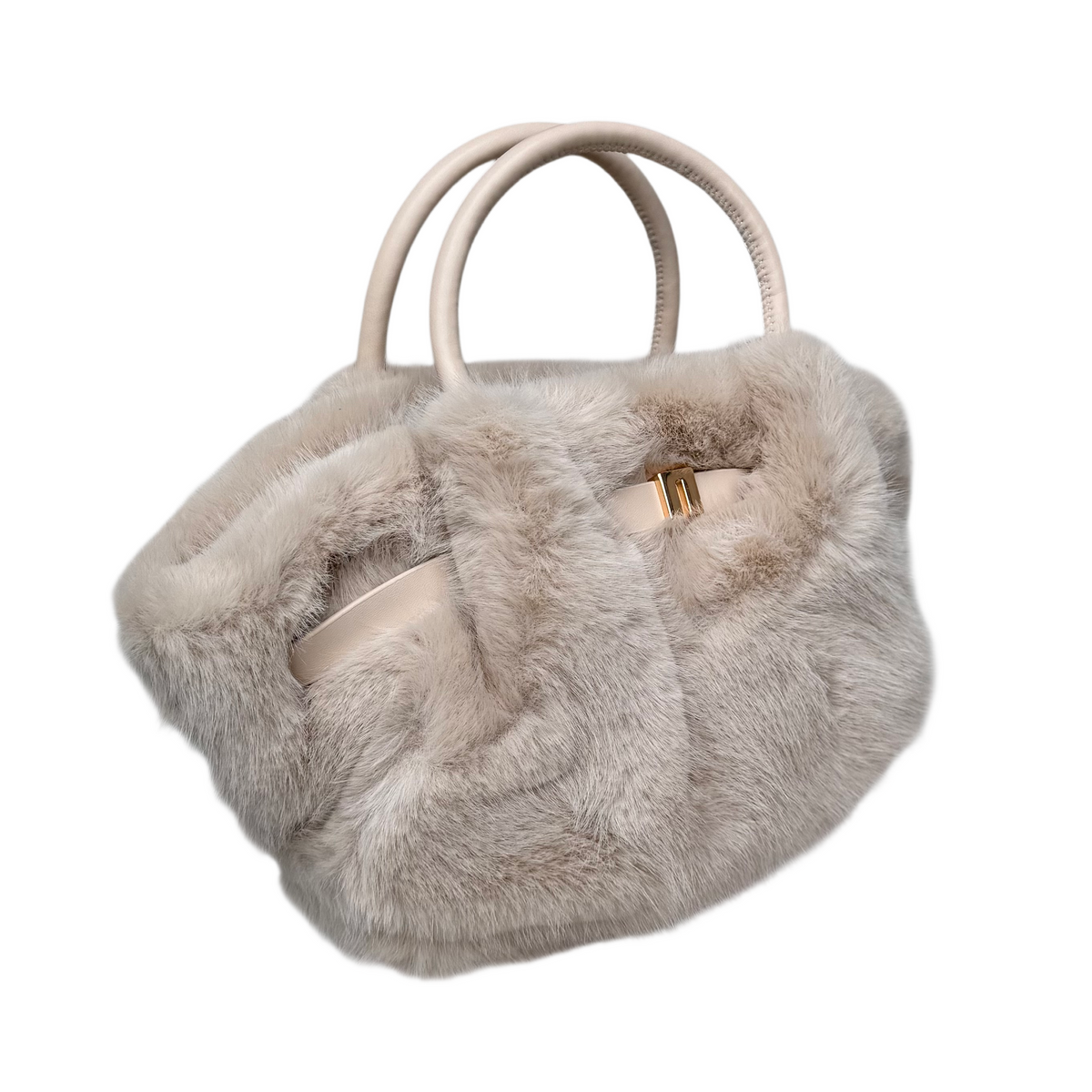 Marley Fluffy Small Tas - Beige