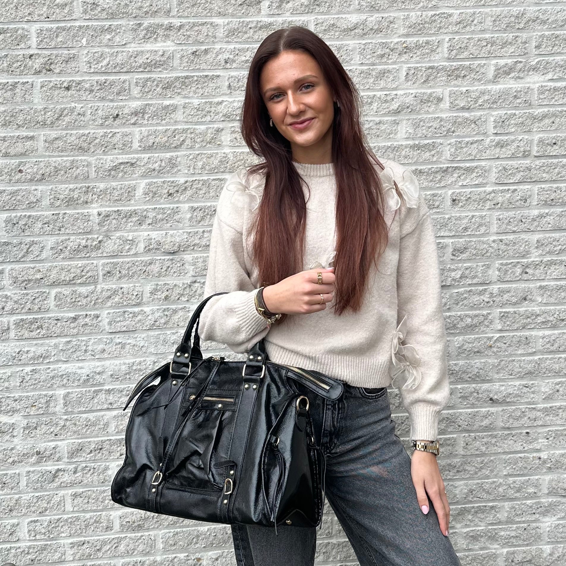 Liv Metallic XL Tas - Zwart
