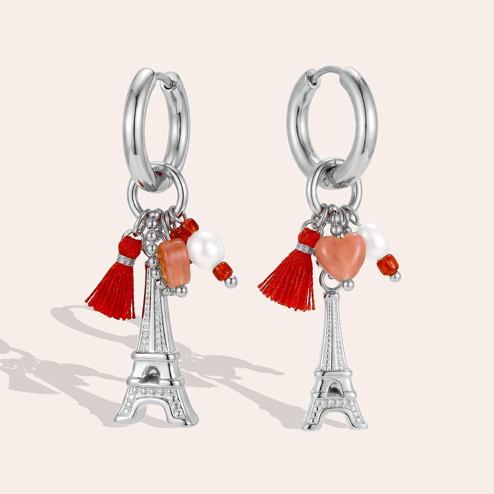 Paris Earrings - Silver