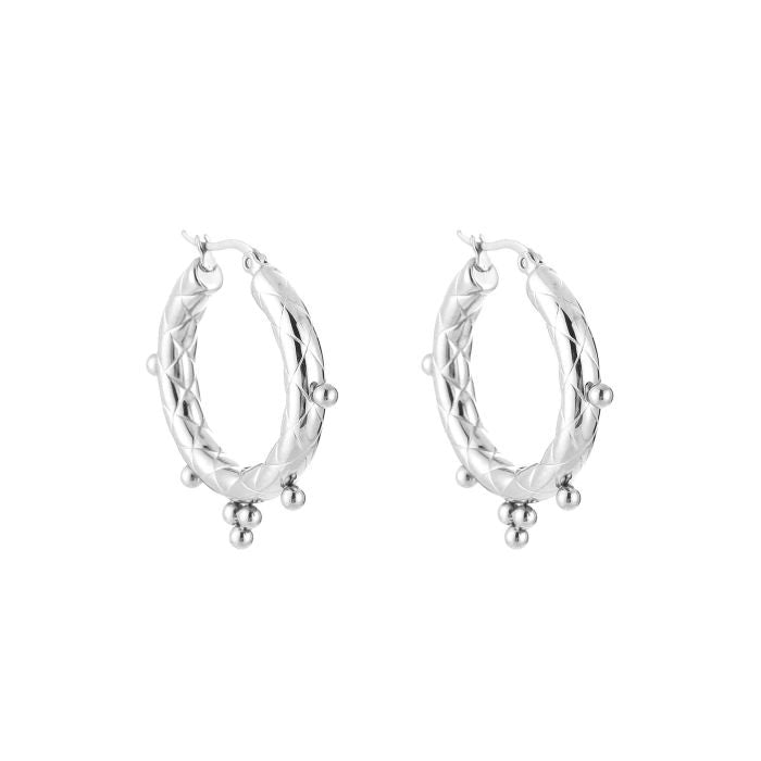 Elisa Small Earrings - Silver