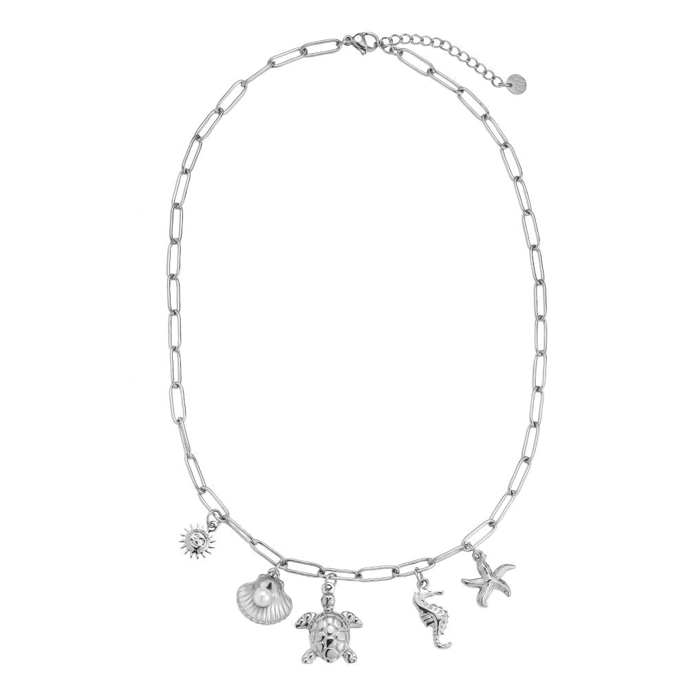 Turtle Necklace 40 cm - Silver PRE ORDER