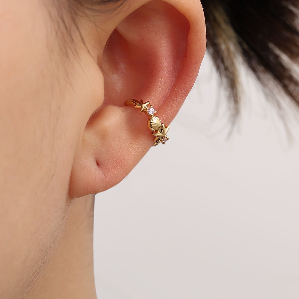 Earcuff Sea Life - Gold